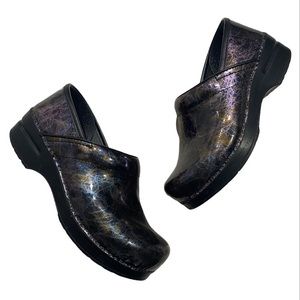 Dansko Size 7.5-8 US 38 Professional Shinny Colorful Clogs